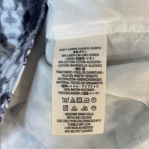 Free People Boho Linen-Cotton Snakeskin Summer Dress. Small. NWT. - Picture 8 of 12